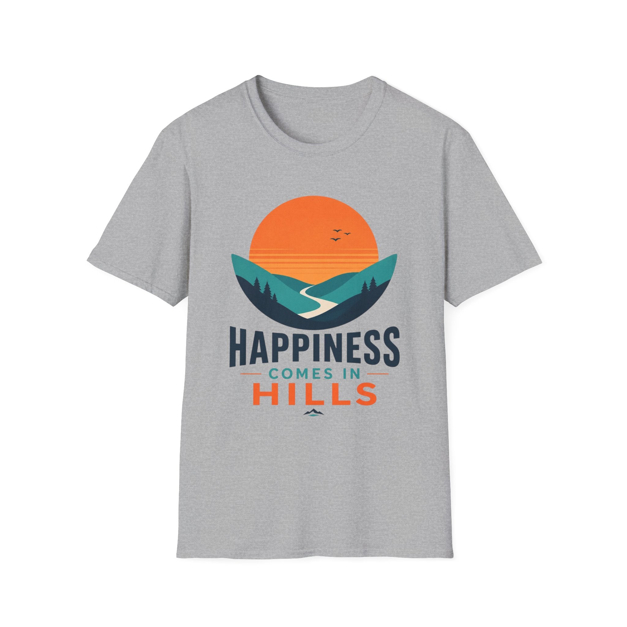 Happiness Comes in Hills T-Shirt