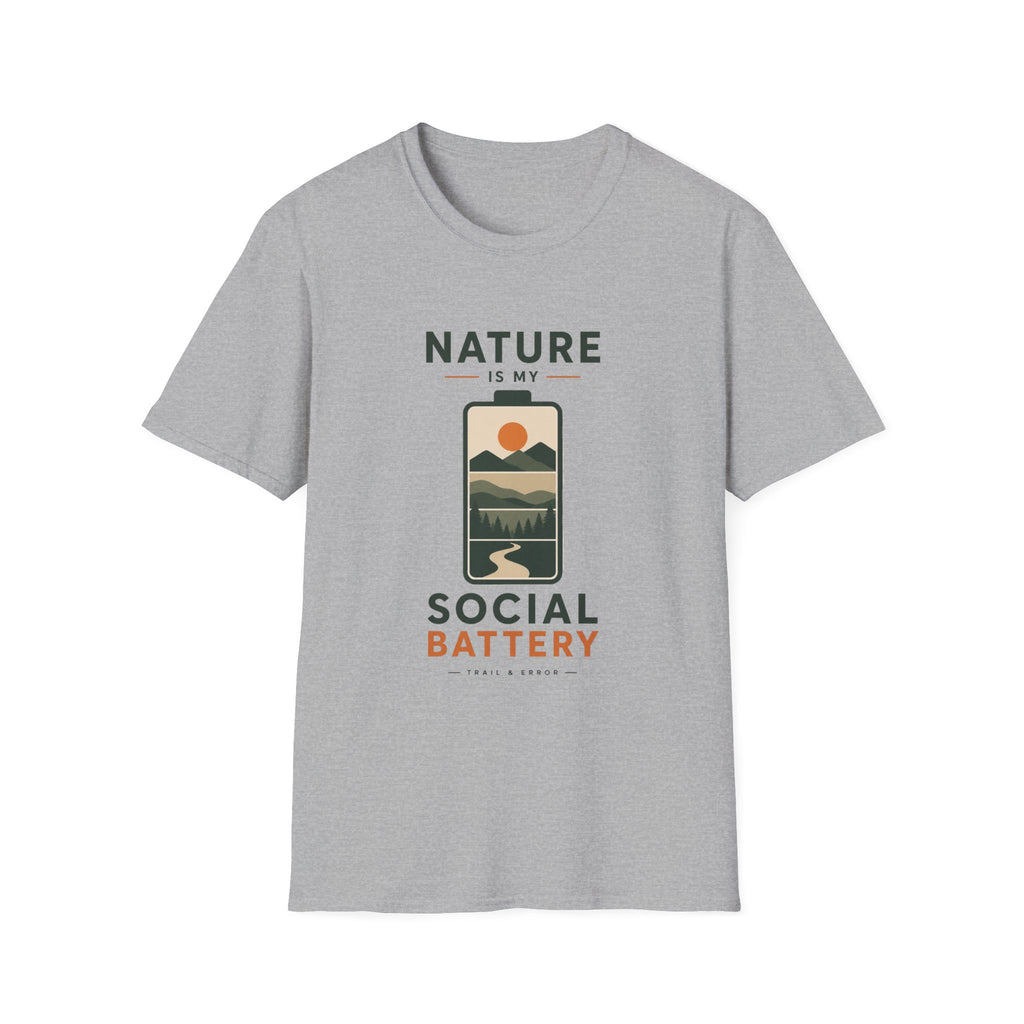 Nature is My Social Battery T-Shirt