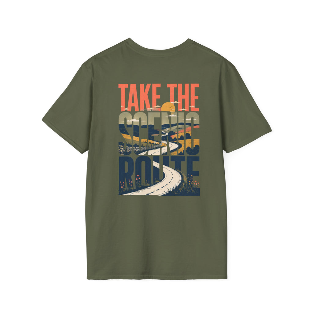 Take The Scenic Route (Back) T-Shirt