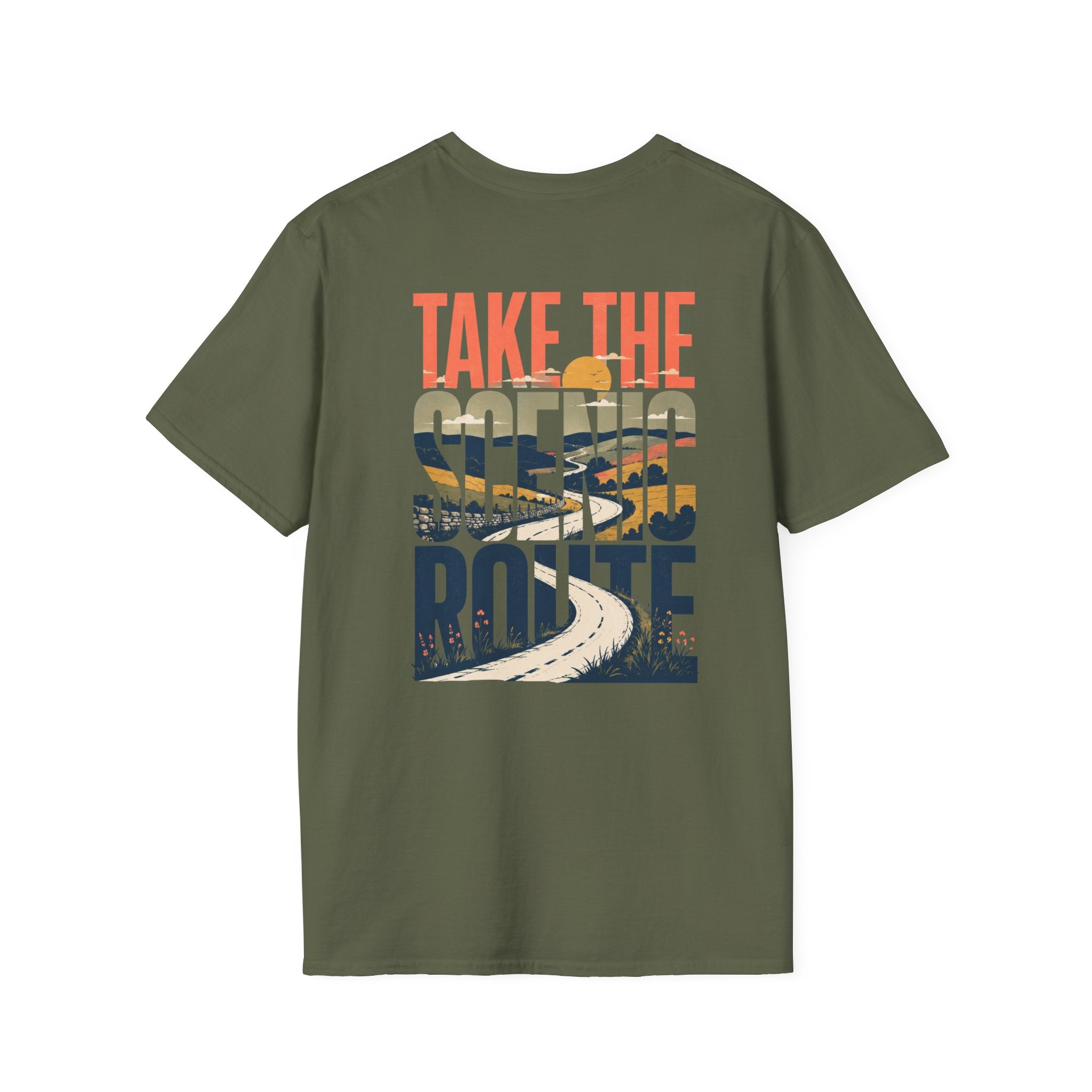 Take The Scenic Route (Back) T-Shirt
