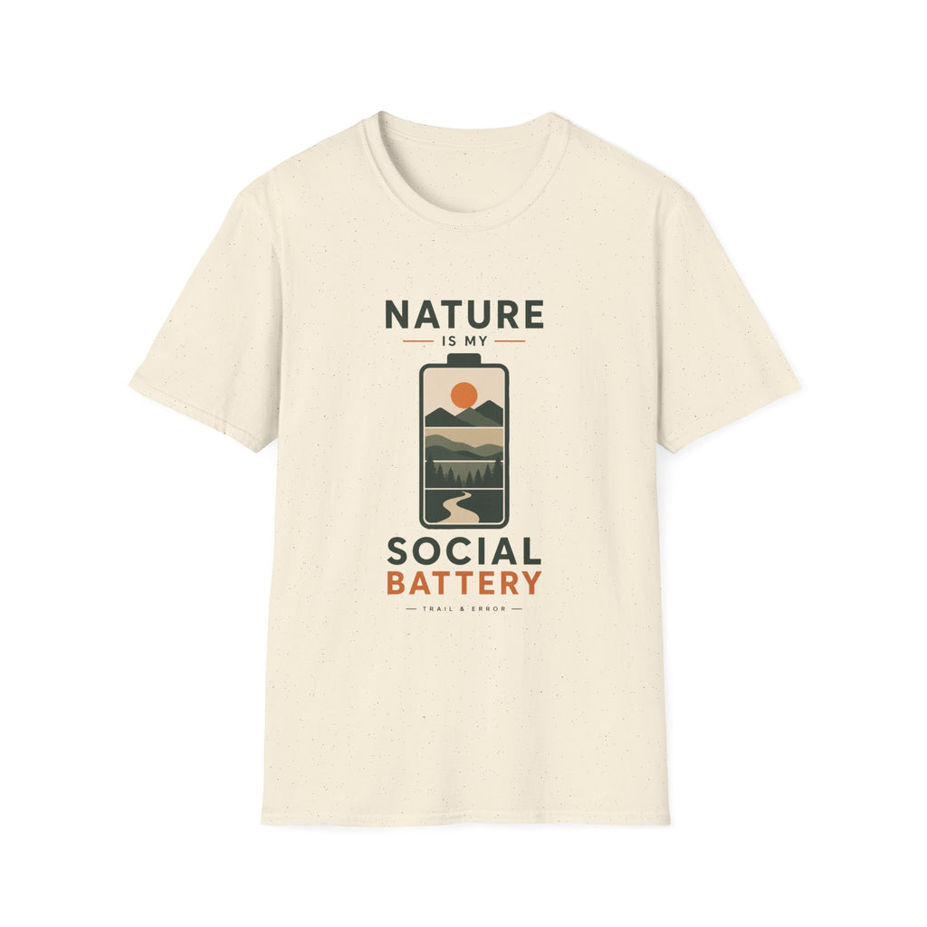 Nature is My Social Battery T-Shirt