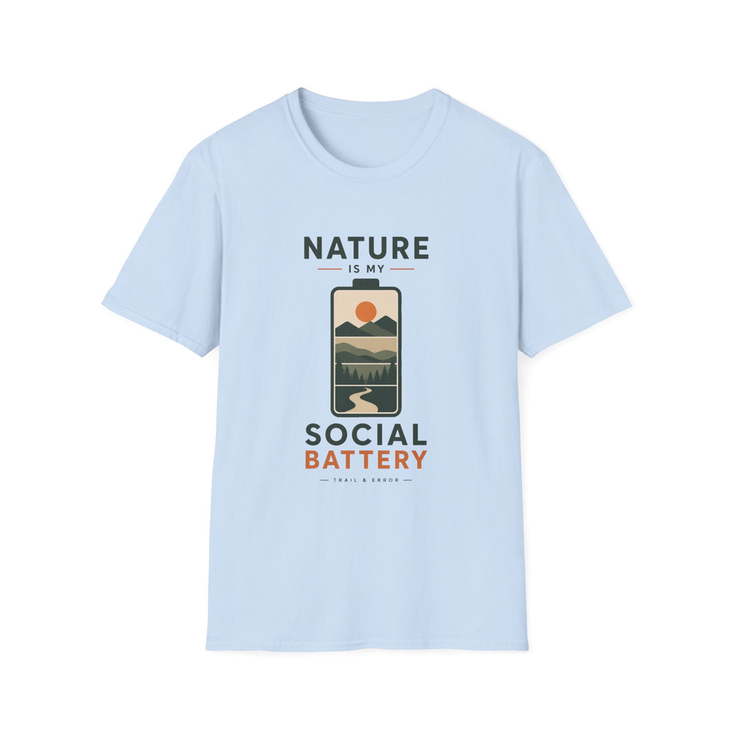 Nature is My Social Battery T-Shirt