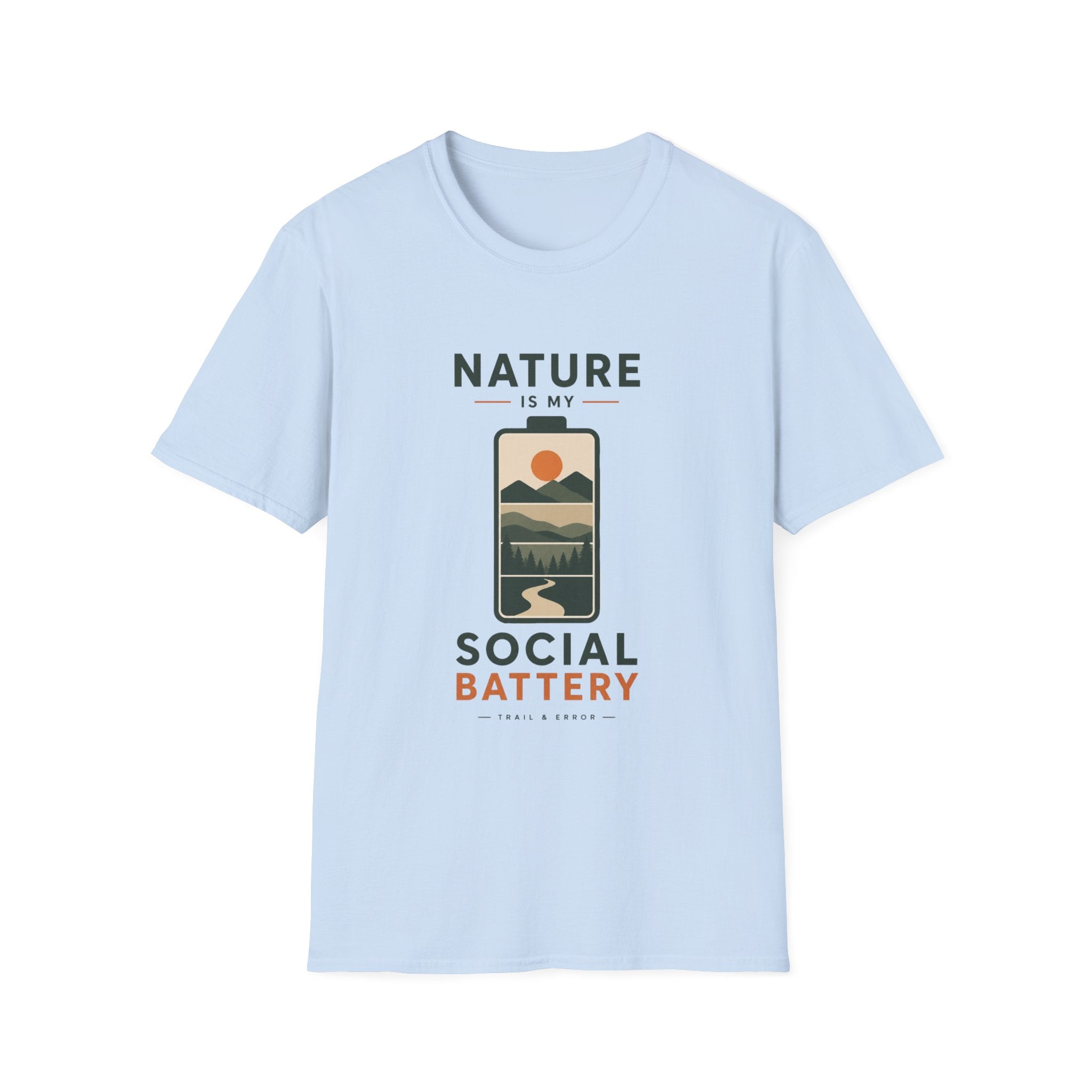Nature is My Social Battery T-Shirt