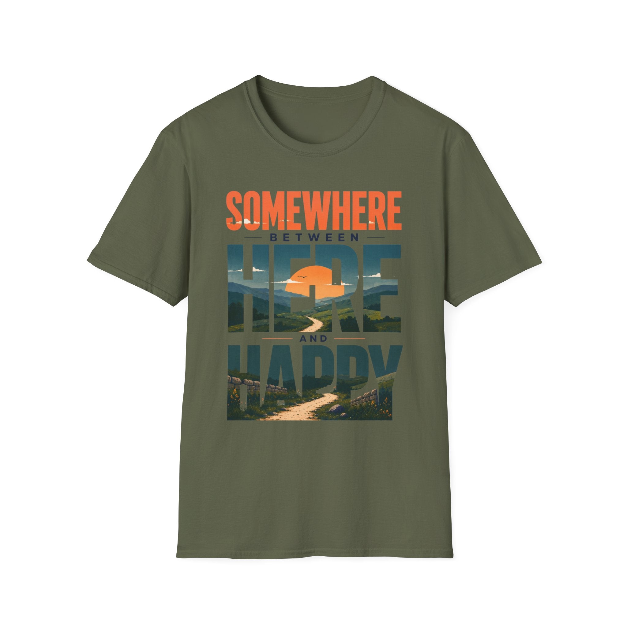 Somewhere Between Here And Happy T-Shirt