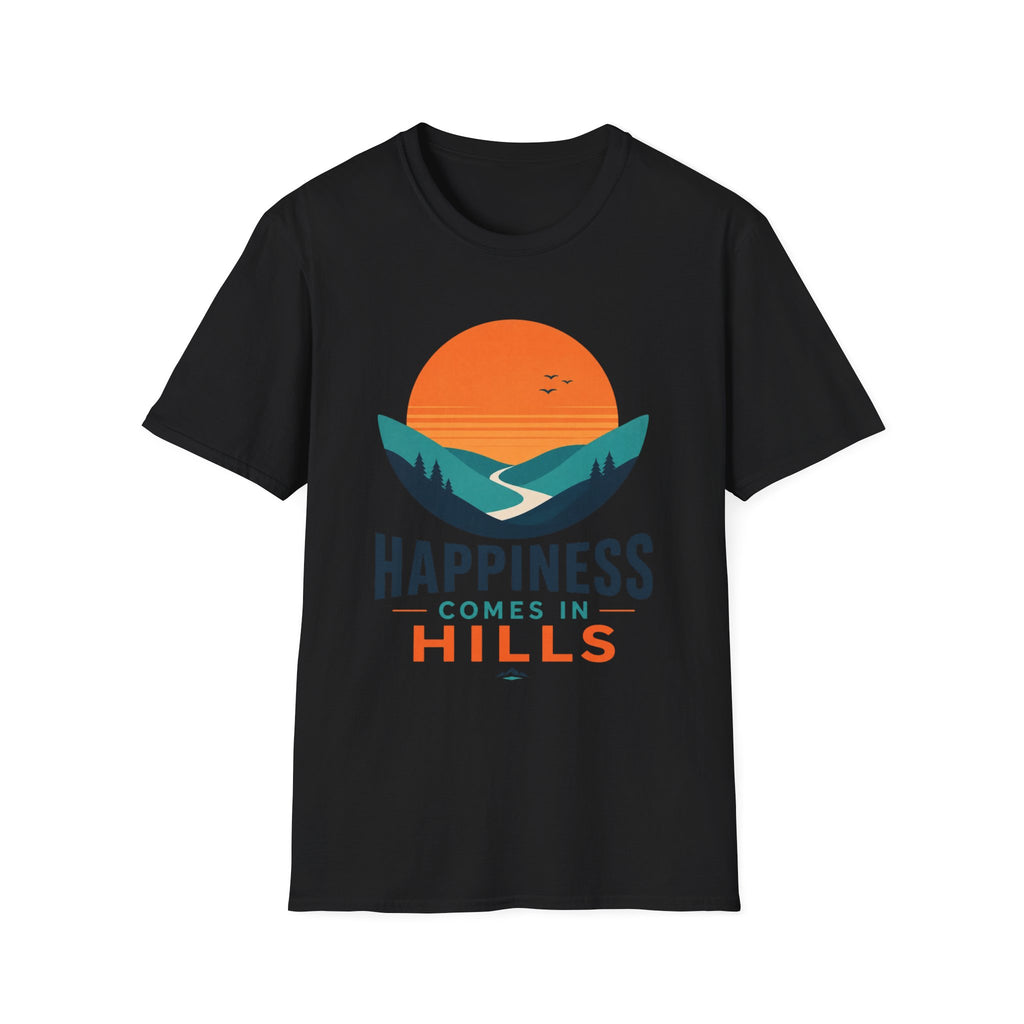 Happiness Comes in Hills T-Shirt