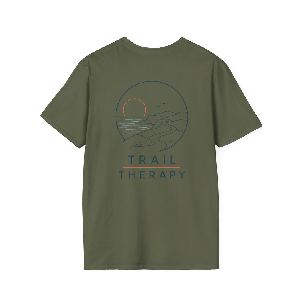 T&E - Trail Therapy (Back) T-Shirt