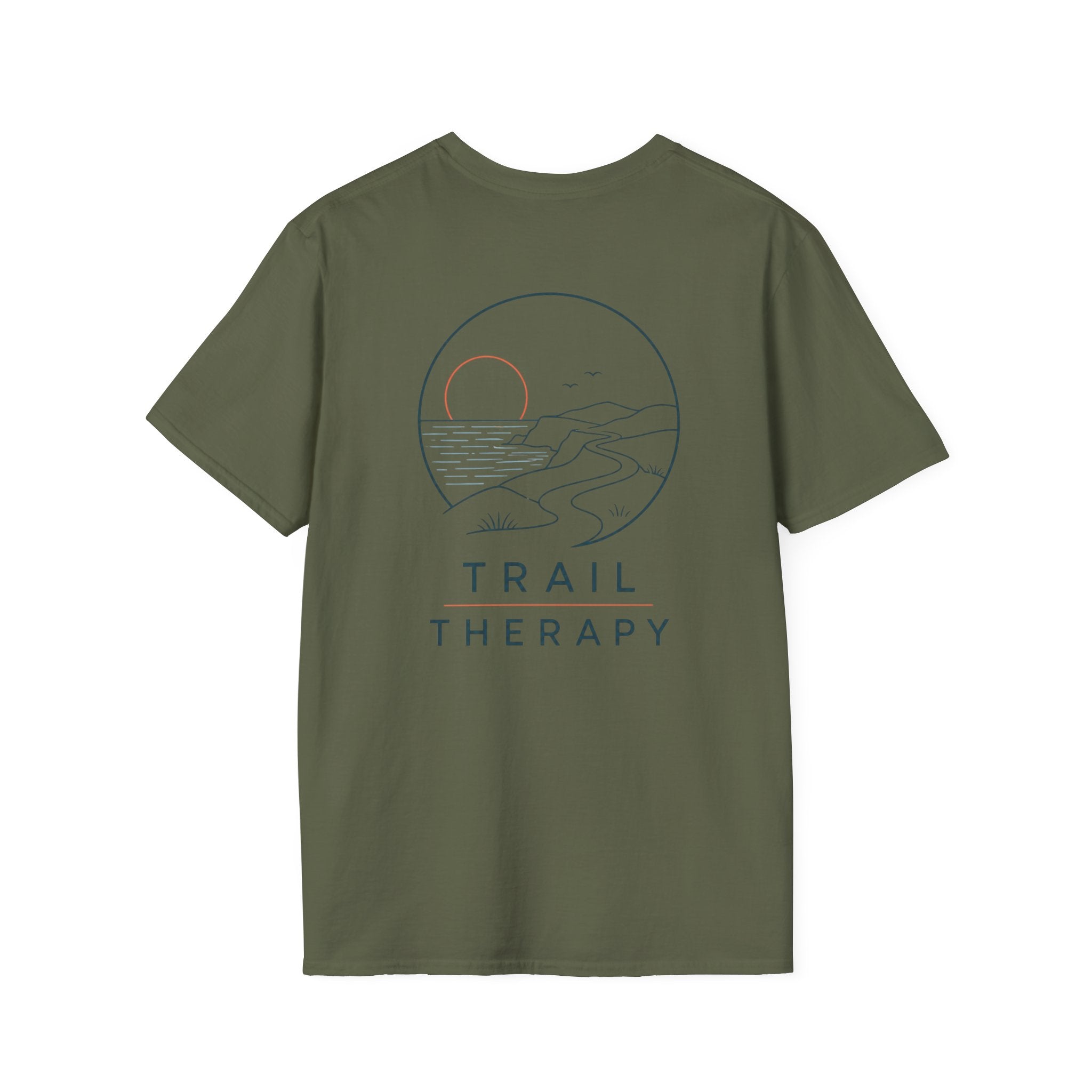 T&E - Trail Therapy (Back) T-Shirt