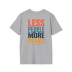 Less People More Peaks (Back) T-Shirt
