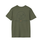 Trail & Error - Walk More, Worry Less (Back) T-Shirt
