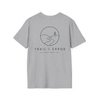 Trail & Error - Walk More, Worry Less (Back) T-Shirt