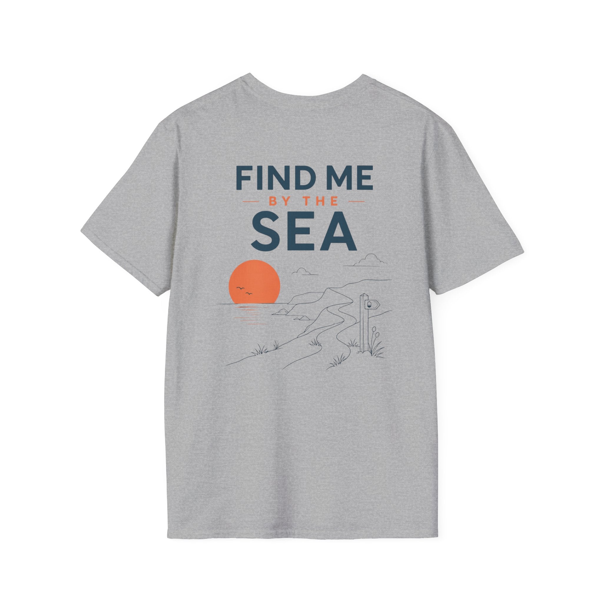 Find Me By the Sea (Back) T-Shirt