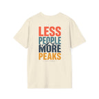 Less People More Peaks (Back) T-Shirt